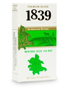1839 Menthol Blue 100 Box