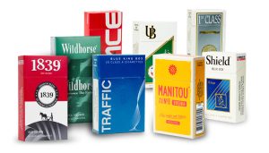 Photo of cigarette packs