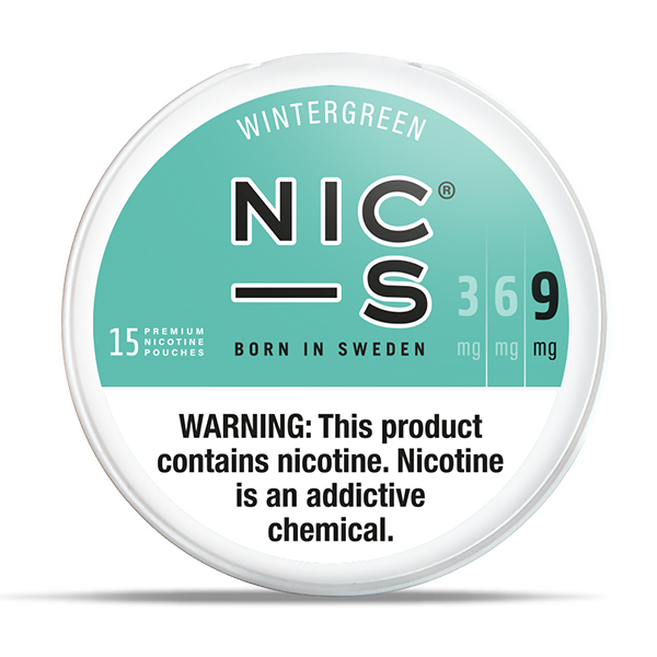 NIC-S Wintergreen 9 mg product